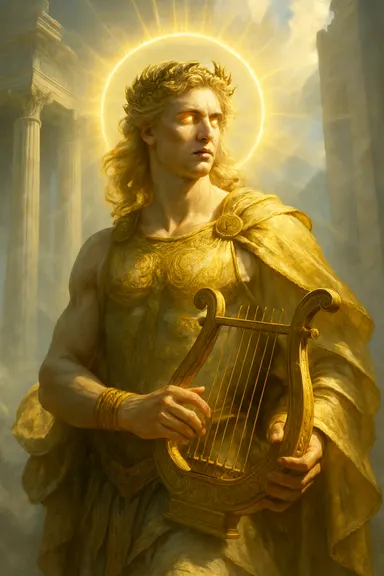 Apollón – AI ilustrace