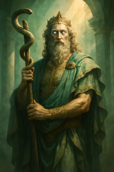 Asklépios – AI ilustrace
