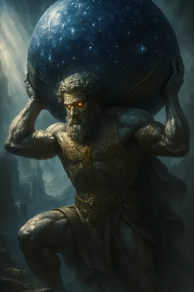 Atlas – AI ilustrace