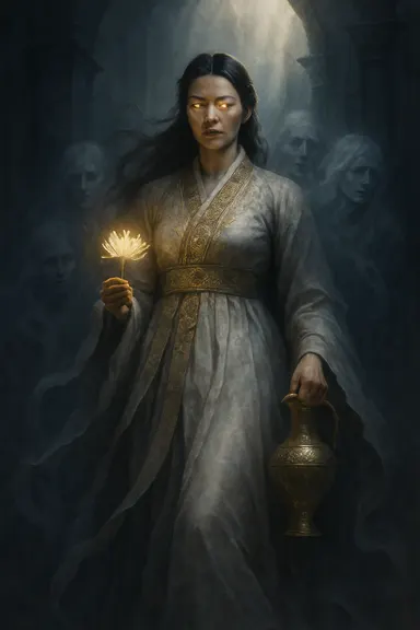 Princezna Bari – AI ilustrace