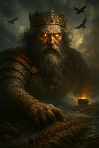 Bran Blahoslavený – AI ilustrace