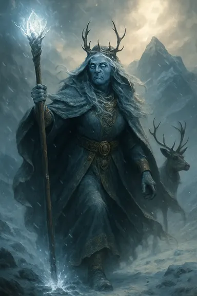 Cailleach – AI ilustrace