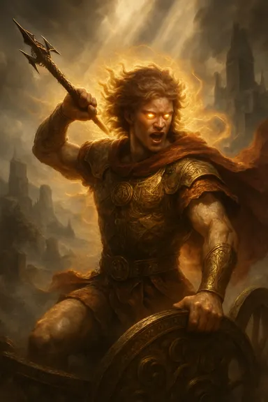 Cú Chulainn – AI ilustrace