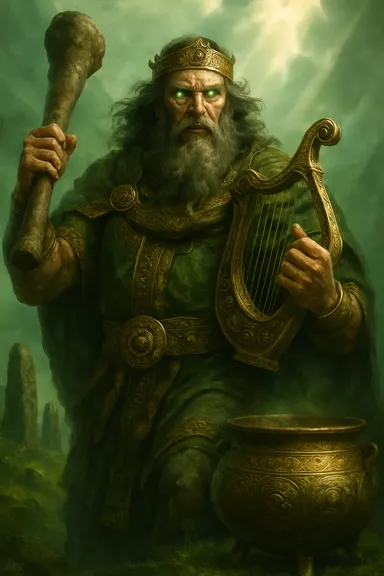 Dagda – AI ilustrace