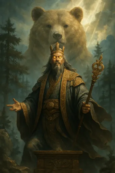 Dangun Wanggeom – AI ilustrace