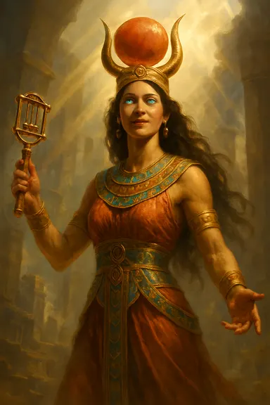 Hathor – AI ilustrace