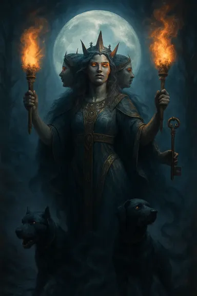 Hekaté – AI ilustrace