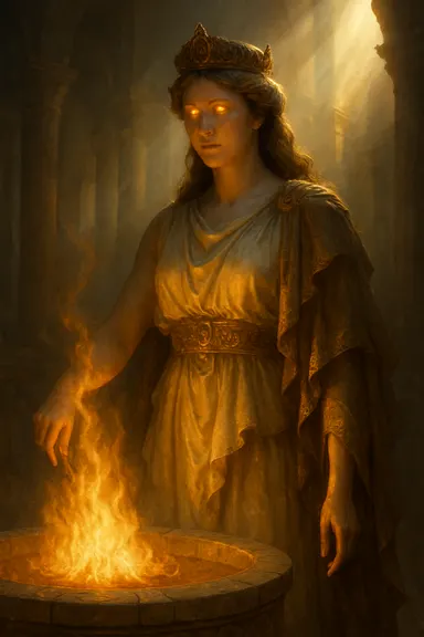 Hestia – AI ilustrace