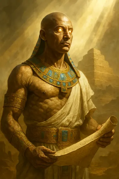 Imhotep – AI ilustrace