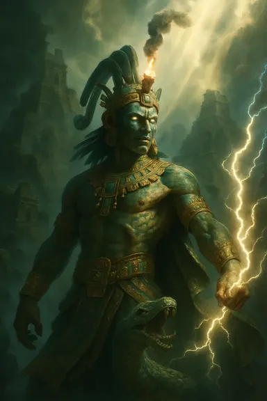 K'awiil – AI ilustrace