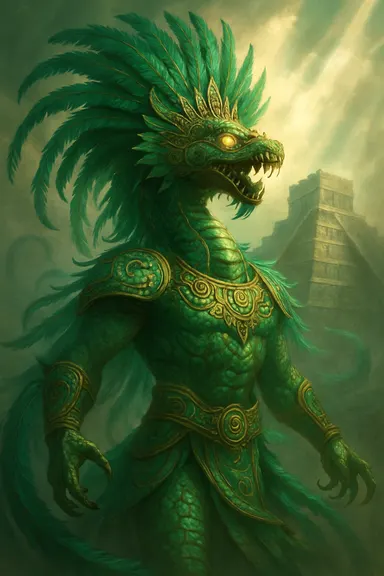 Kukulkán – AI ilustrace