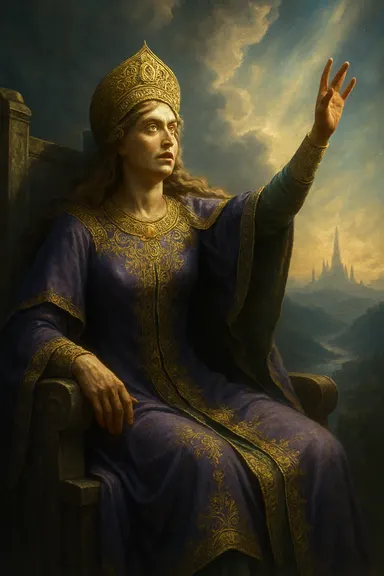 Kněžna Libuše – AI ilustrace