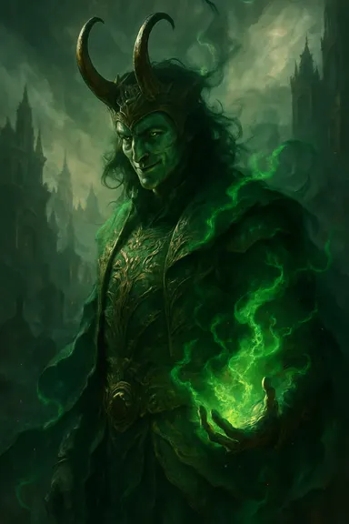 Loki – AI ilustrace