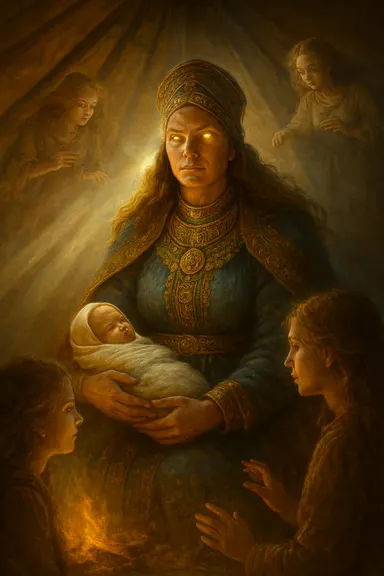 Máttaráhkká – AI ilustrace