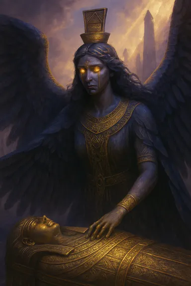 Nefthys – AI ilustrace