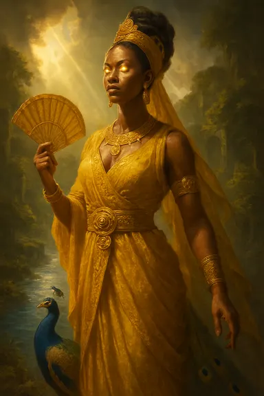 Ọ̀ṣun – AI ilustrace
