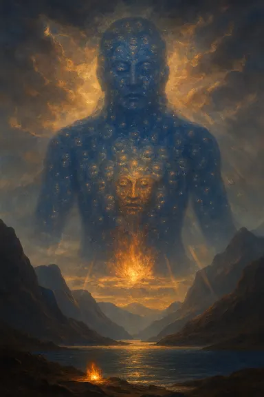 Puruša – AI ilustrace