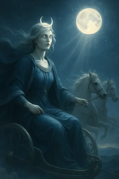 Seléné – AI ilustrace