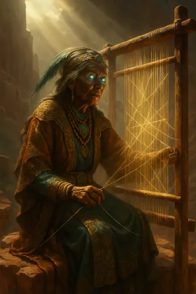 Pavoučí žena – AI ilustrace