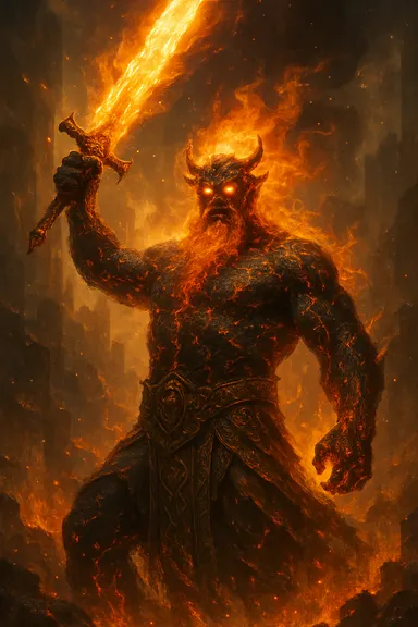 Surtr – AI ilustrace