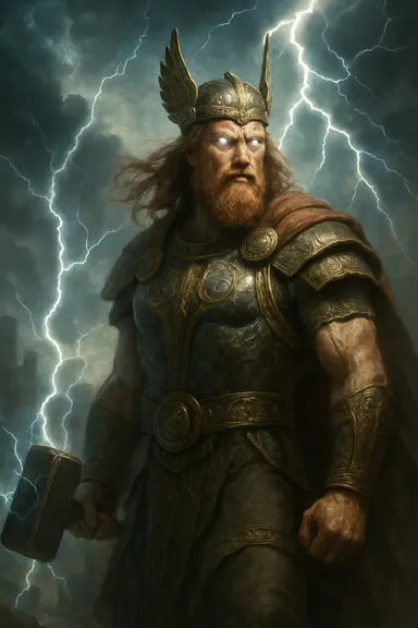 Thór – AI ilustrace