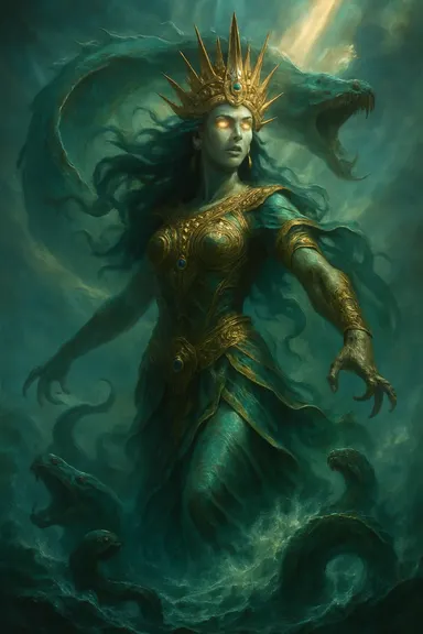 Tiamat – AI ilustrace