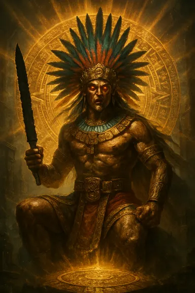 Tonatiuh – AI ilustrace