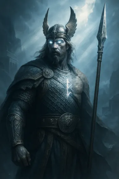 Týr – AI ilustrace