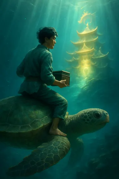 Urašima Taró – AI ilustrace