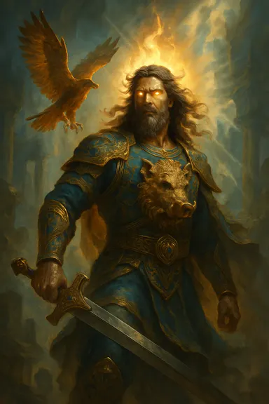 Verethragna – AI ilustrace