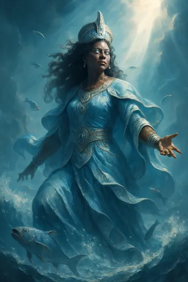 Yemoja – AI ilustrace